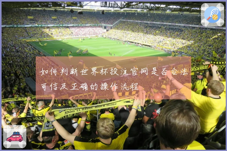 如何判断世界杯投注官网是否合法可信及正确的操作流程